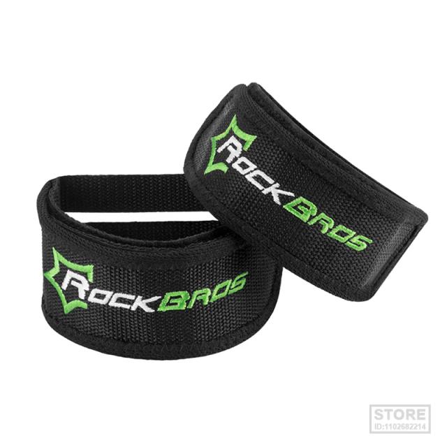 Capa de Pedal Anti-Slip ROCKBROS para Bicicleta, Strap de Ciclismo Ultra Leve e Resistente com Cinta Dupla Lado para Acessórios de Ciclismo