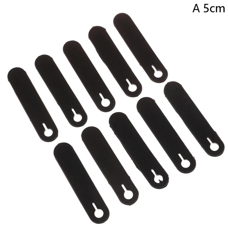 10 pçs 5/8cm braçadeiras de cabo de borracha para fixar abraçadeiras cablagem faixas de borracha acessórios do veículo elétrico da motocicleta - Image 1