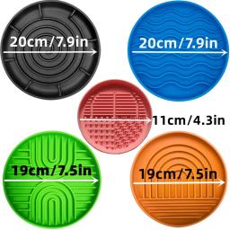 Anti-asfixia Silicone Slow Food Bowl, Anti-Knockover, Anti-Slip, Puppy Toy, Pet Shop, Placa de gato - Image 2