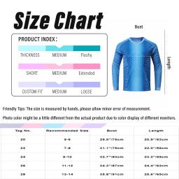 Soccer Goalkeeper Tops para crianças, treinamento de futebol, uniforme de partida, camisa goleiro, manga longa, secagem rápida, esponja acolchoada, camiseta, meninos - Image 6