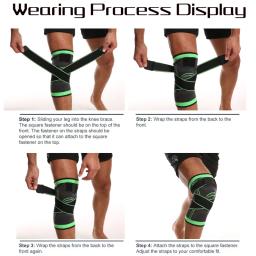 Compressão Joelheiras para Artrite, Joelheiras, Apoio Conjunto, Segurança Esportiva, Voleibol, Ginásio Esporte Brace Protector - Image 4