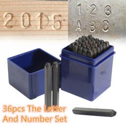 Couro metal Marcação Puncher Kit, Letras e Perfurações Número, Símbolo do selo, Die Tool Case, Artesanato durável, Alfabeto e Números - Image 3