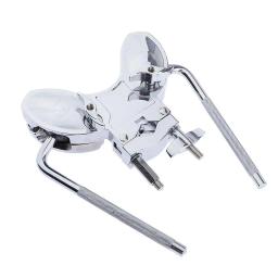 Sólido Double Tom Stand Holder Drum Set, montar peças de hardware, Stand Bracket - Image 1