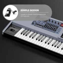 Pedal de sustentação universal para teclados de piano, acessório durável para teclados eletrônicos, piano digital - Image 3