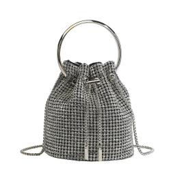 2024 novo balde saco feminino crossbody bolsa de ombro franjas design dobrável corrente bolsa item venda quente - Image 5