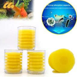 Construído Em Filtro Esponja Amarela Tanque De Peixes Limpeza Interna Substituição Forte Força De Adsorção Esponja Pet Supplies Ferramentas De Aquário - Image 1