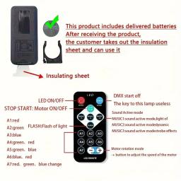Projetor Céu Estrelado para Quarto, Luzes de Festa de Férias, 5V, USB, Controle Remoto, DMX, Som Ativo, 7 Modos, Luz Noturna, Decoração de Natal - Image 5