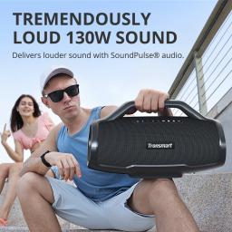 Tronsmart Bang Max caixinha de som 130W caixa de som bluetooth com 3 Way Sistema de Som, Sync Up 100 + alto-falantes, Controle APP, Guitarra/Entrada Mic - Image 3