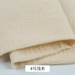Tecido de algodão de linho fino macio de cor sólida material orgânico linho natural puro para costura diy roupas artesanais tecido de retalhos - Image 5