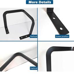 Ajustável Colchão Retainer Bar, Fique para Topper de deslizamento, Metal fixo Rod, Conjuntos de camas, 2 pcs - Image 3