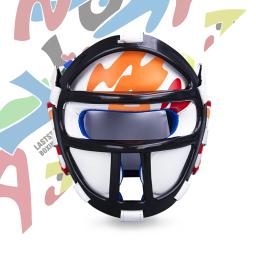 PU Sanda Boxe Capacete para Crianças, Proteção Espessada, Adulto Taekwondo Headguard Set, Artes Marciais Headguard - Image 2