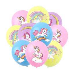 1 conjunto de balões de festa de unicórnio, decoração de festa temática de unicórnio para aniversário, chá de bebê, menina, menino, suprimentos de balão - Image 1