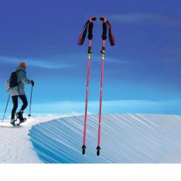 Ultra Light Trekking Pole, Bastão de caminhada dobrável, Pólos dobráveis, Bastões dobráveis, Luxo para homem de escalada, Fibra de carbono - Image 6