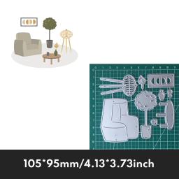 Papel artesanal morre cortado para fazer cartões, viver e móveis para casa, Scrapbooking DIY, gravação em metal, novo, 2024 - Image 2