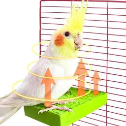 Poleiros aquecidos para pássaros 5w aquecedor de pássaros plano termostático para gaiola segura suporte de poleiro de pássaros mais quente para pássaros papagaios hamsters - Image 2