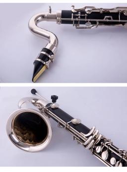 Saxofone Baixo de Alta Qualidade, Bb Instrumento Musical, Baquelite, Livre de Frete - Image 2