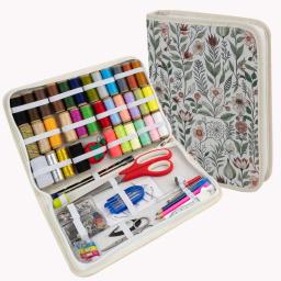 Ferramenta de costura multifuncional DIY e conjunto de acessórios, kit completo para acolchoar, costura, bordado, viagem, agregado familiar, caixa - Image 2