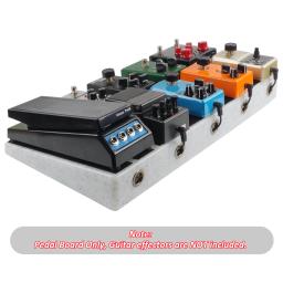 Placa pedal Rockhouse-plástica para efeitos de guitarra, caixa plástica do pedal do tamanho grande com fita adesiva, acessório para guitarra - Image 4
