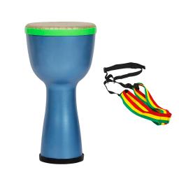 Instrumento Africano de Percussão para Crianças, Tambores Pequenos, Azul, Vermelho, Verde, Tipos de Maquiagem Facial, Uso em Óperas, 8" - Image 2