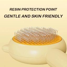 Pet Grooming Needle Brush, Pente de massagem mágica para gato e cachorro, Suprimentos de cuidados de limpeza - Image 2