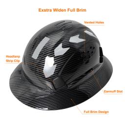 Capacete De Segurança De Borda Completa Com Óculos De Proteção, Chapéu De Construção, Adesivo Reflexivo, Protetor, Trabalhando, Equitação, Escalada, Tampa De Resgate - Image 5