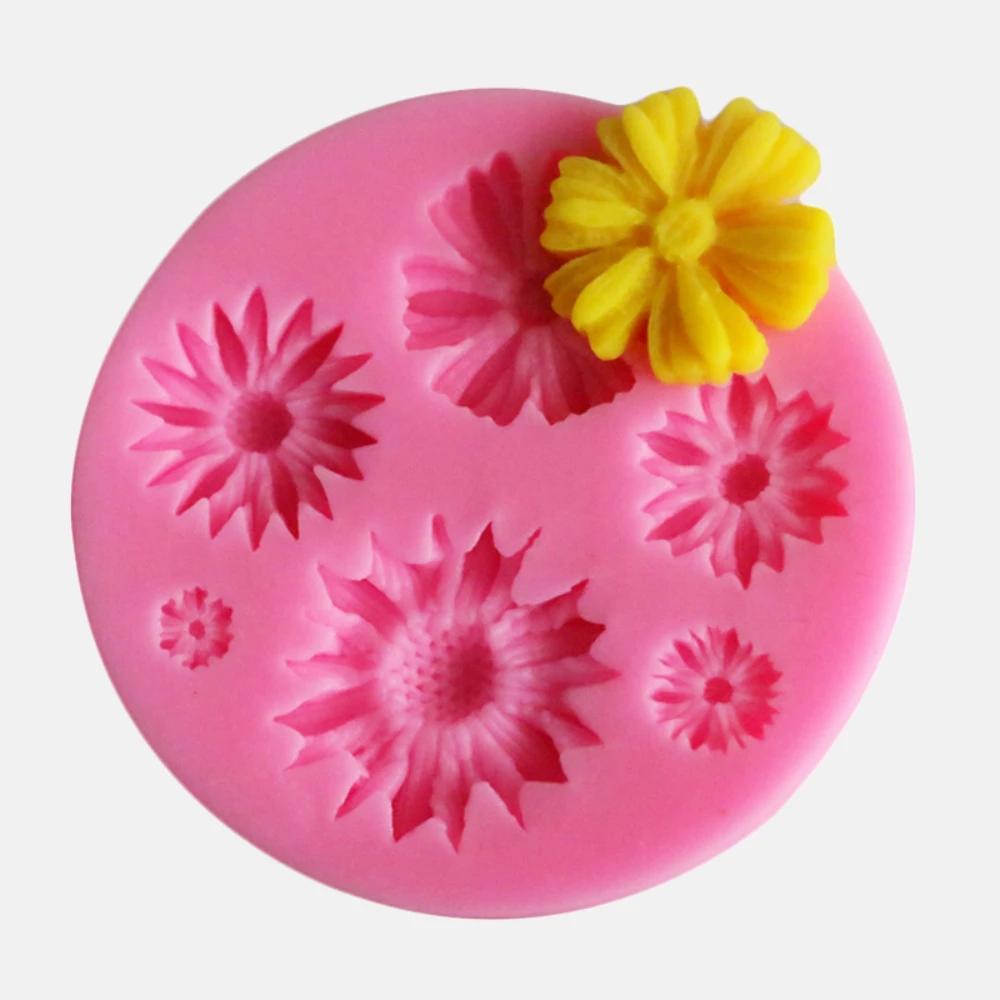 Moldes De Silicone De Flor 3D para Fondant Artesanato, Bolo, Doces, Chocolate, Sugarcraft, Pastelaria De Gelo, Ferramenta De Cozimento, Molde De Sabão, Decorador De Bolo - Image 1