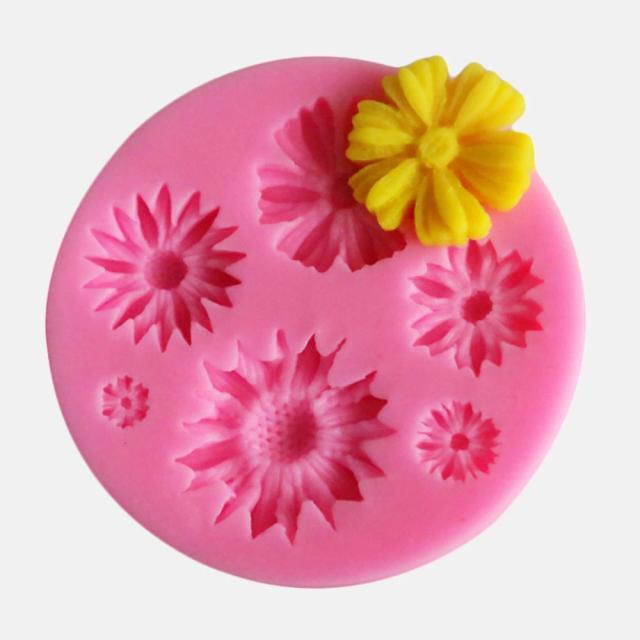 Moldes de Silicone 3D para Flores: Ferramentas Versáteis para Fondant, Bolos, Chocolates e Sabões