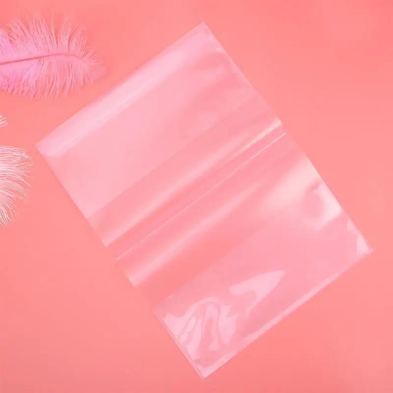 Capa de livro de plástico transparente, protetor de livro de exercícios à prova d'água, 5 peças 16k, filme de livro didático, design durável e transparente - Image 1