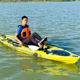 Pé pedal fin caiaque esportes ao ar livre turismo fitness entretenimento canoa barco de pesca - Image 6
