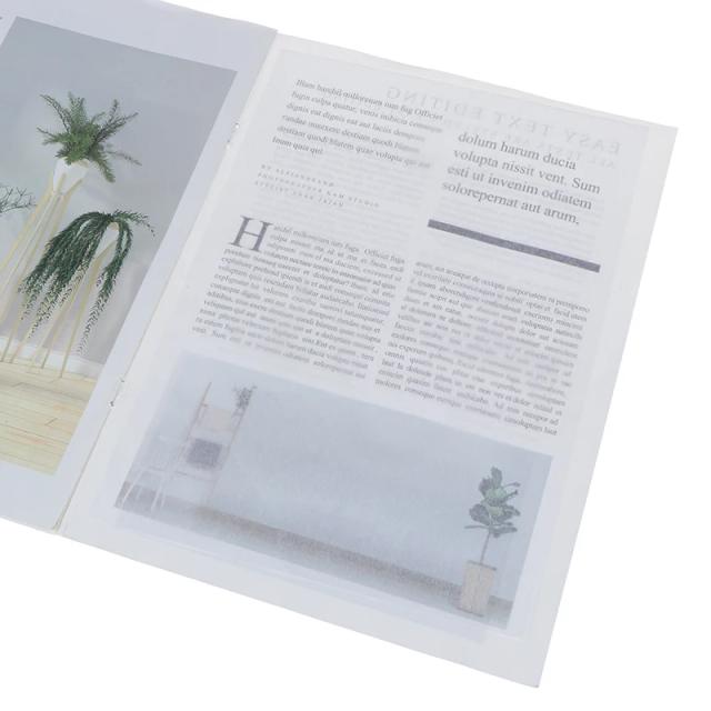 Papel Vegetal Translúcido para Artesanato e Caligrafia - Pacote com 100 Folhas