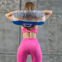 Peso ajustável inflável água haltere corpo moldar estabilidade saco de energia de água perda de gordura carga-rolamento - Image 1