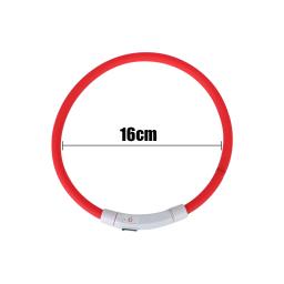Coleira de carga luminosa noturna para animais de estimação, coleira brilhante intermitente, Dog Loss Prevention, LED USB, segurança noturna, Pet Acessórios - Image 6