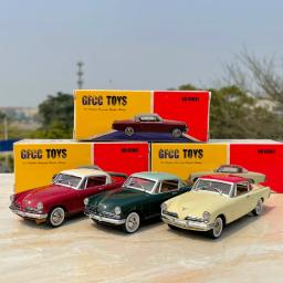 Liga Diecast Modelo de carro retro clássico, veículo vintage, presentes do cupê, coleção dos fãs, decoração da exposição, liga brinquedos, escala 1:43 - Image 1