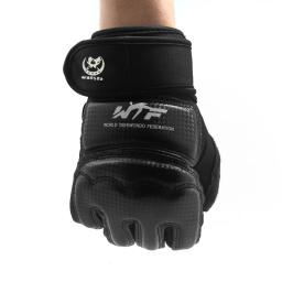 Luvas De Boxe De Couro PU Kick, Luvas MMA, Treinamento Muay Thai, Equipamento Boxer Fight, Meia Mitts, Equipamento De Boxe Preto, Alta Qualidade - Image 4