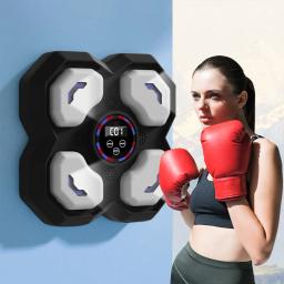 Smart Wall Mounted Music Boxing Machine, Sports Fitness Trainer, Alvo para Adultos e Crianças, Bluetooth, Home Wall - Image 3