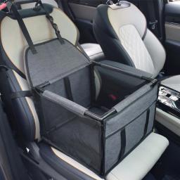 Impermeável Viagem Car Seat Cover para cães pequenos e médios, Pet Carriers Bag, Gato Transporte Hammock, Cesta de assento de carro - Image 1