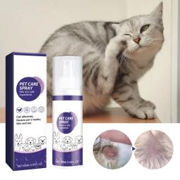 Pet ferida spray cuidados com a pele para cães e gatos, cura ajuda, reparação da pele, anti coceira, cão saúde suprimentos - Image 4