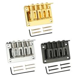Peça substituição da ponte guitarra 4 cordas com chave para guitarra elétrica Cigarbox - Image 2