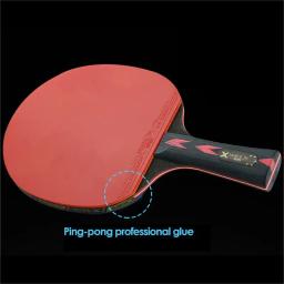 Huieson 6 estrelas 2 pçs conjunto de tênis de mesa carbono super poderoso ping pong raeta bat para treinamento adulto clube novo atualizado - Image 6