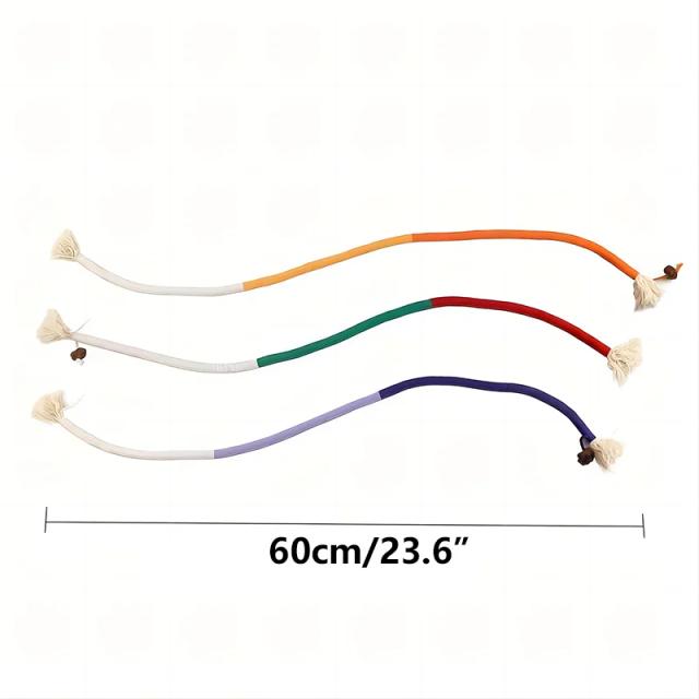 Brinquedo Arranhador de Algodão para Gatos - Corda Resistente à Mordida, Protege Móveis e Estimula o Instinto Natural de Coçar - Disponível em 1, 2 ou 3 Peças