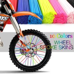 Motocicleta pneu aro decoração capa, moto roda decoração, falou peles, envoltório tubos, protetor, moto acessórios, 32pcs - Image 3