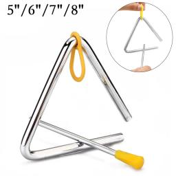 5 "/6"/7 "triângulo musical mão instrumento de percussão com avançado para crianças iluminação música crianças instrumento musical 2022 - Image 2