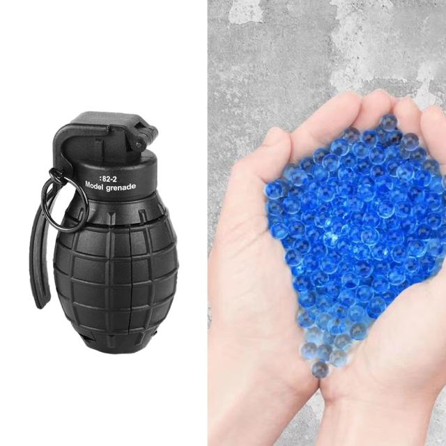 Granada de Paintball e Airsoft em Nylon: Brinquedo Esportivo Reutilizável para Crianças em Jogo ao Ar Livre com Bolas de Gel de Água