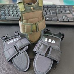SWAT Uniforme Militar para Soldado, Colete de Proteção, Casaco à Prova de Balas, Colete Tático, Acessórios Roupas, Fit para 12 "Hottoys Figura, Escala 1:6 - Image 3