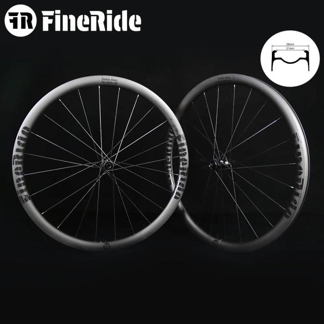 Conjunto de Rodas de Carbono 700c Freio a Disco Cascalho Ciclismo Estrada Bloqueio Central Fibra de Carbono