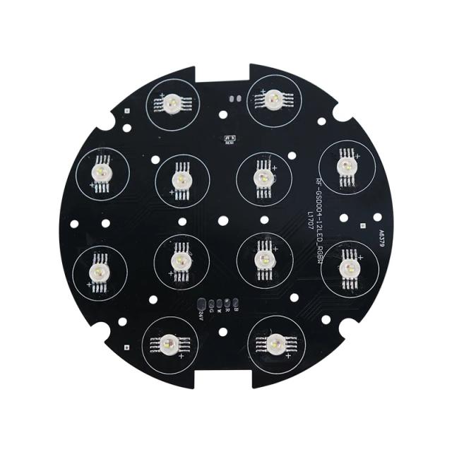 Movendo Cabeça LED RGBW para Iluminação de Palco e Peças de Reparo DMX 12X12W