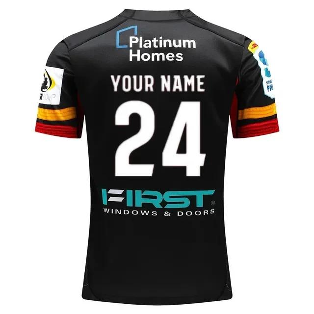 Men's Rugby Jersey T-shirt com Número e Nome Personalizado Impresso, 3D Super Chieftain, Novidade, Início, Verão - Image 1