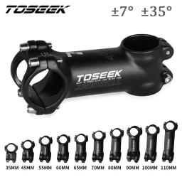 Toseek haste do guiador da bicicleta 60/70/80/90/100mm mtb haste 28.6mm 31.8mm potência negativa mtb mesa de bicicleta de estrada leve - Image 1