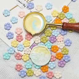 Flor Forma De Vedação De Cera Contas, Cera Selo Carimbo, Enfeite do Cartão, Envelope, Convite De Casamento, 150 PCs/Saco - Image 4