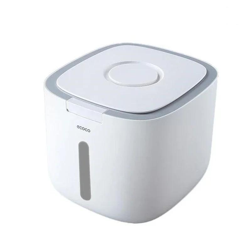 Recipiente De Armazenamento De Alimentos Para Animais De Estimação, Caixa De Comida De Gato Seco, selo à prova de umidade, hermético com copo de medição - Image 1